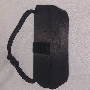 Black Peax de Soie Dress Clutch